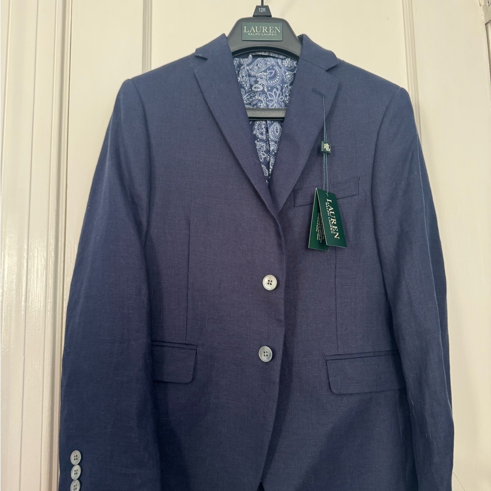 Boys Ralph Lauren Blayton Linen Blazer 12R